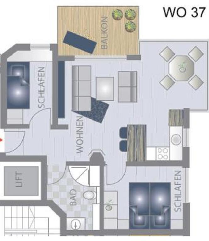Apartment Seestern Гросенброде Екстер'єр фото